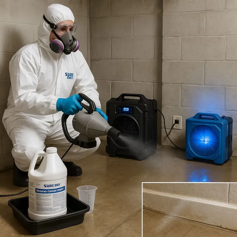 Sanitization and Odor Removal process in Stanwood, WA